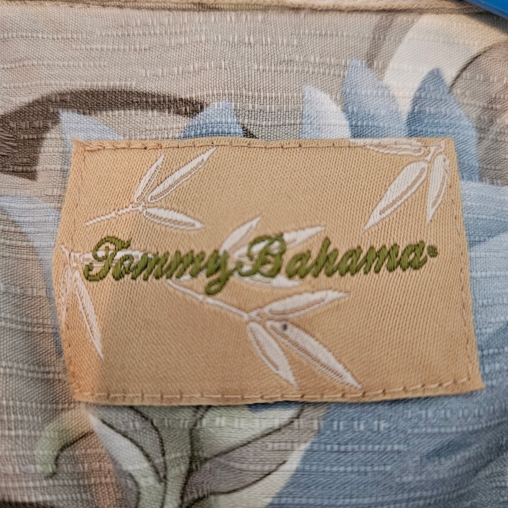 Men's Tommy Bahama 100% Silk Shirt, Size Medium - Picture 2 of 10